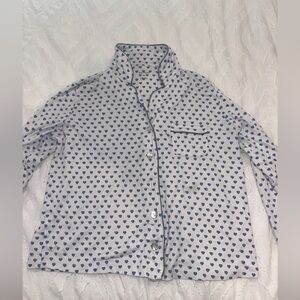 Roller Rabbit blue heart pajamas